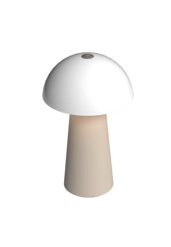KREAFUNK Bello Portabel LED-lampa Ivory Sand