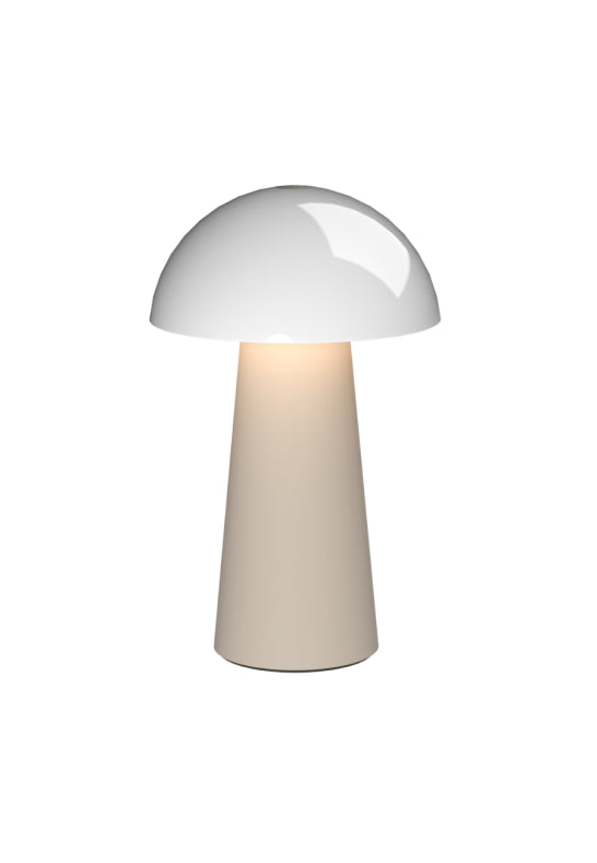 KREAFUNK Bello Portabel LED-lampa Ivory Sand
