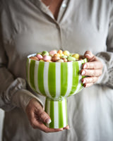 Affari of Sweden CIRCUS Skål på fot Grön/Vit 4-pack