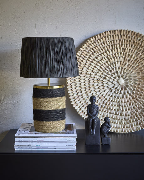 Affari of Sweden LANDO Bordslampa, Svart/natur