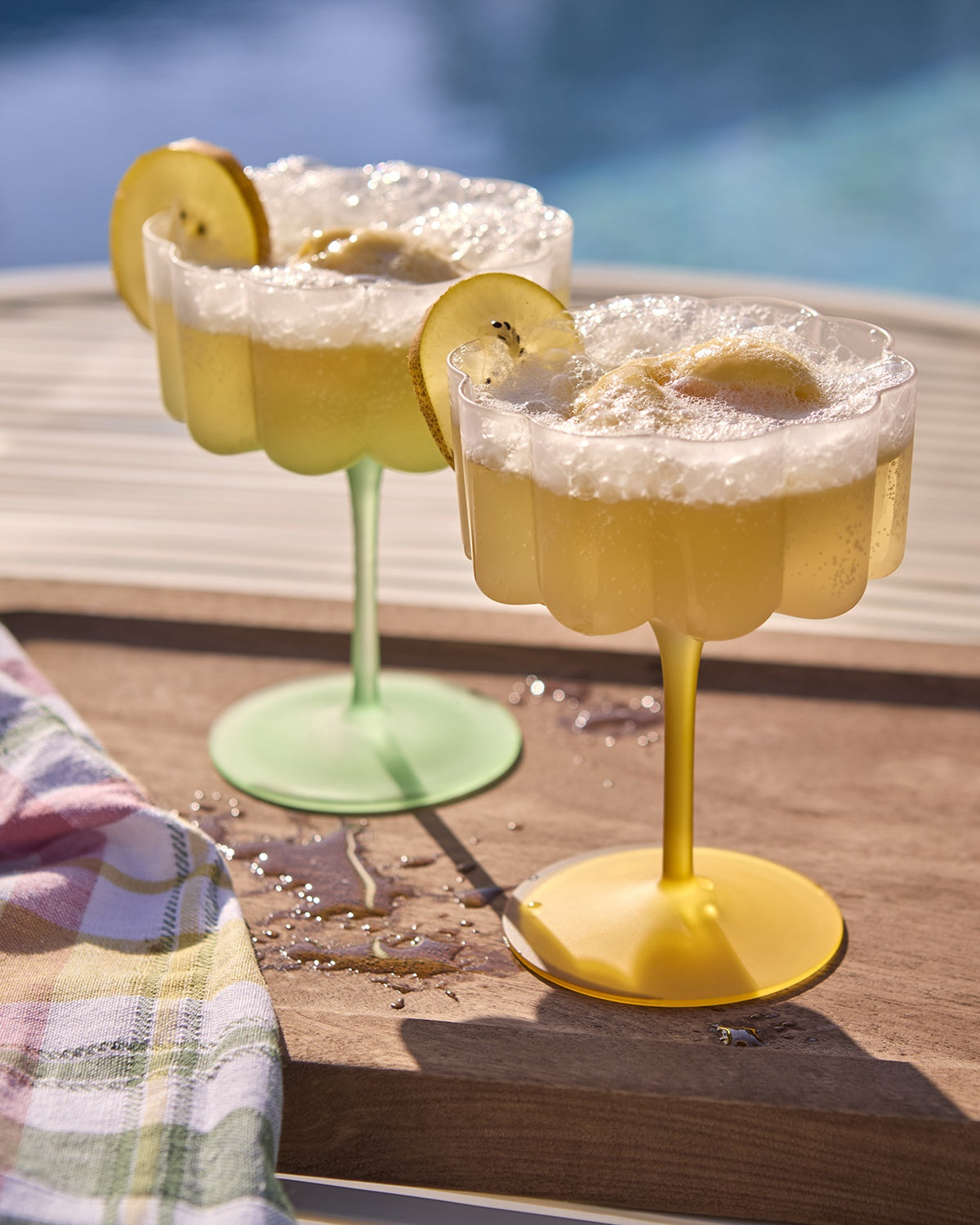 Affari of Sweden LILLIE Cocktail/dessertglas Gul 4-pack
