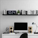 NeXtime Digital Väggklocka/Bordsklocka 27 cm Svart/Vit