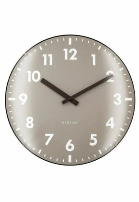 NeXtime Duomo Väggklocka 35 cm Khaki
