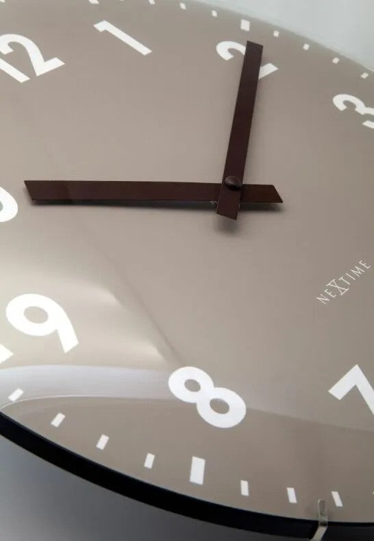 NeXtime Duomo Väggklocka 35 cm Khaki