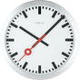 NeXtime Station Stripe Väggklocka Ø35 cm Vit