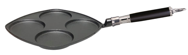 Ronneby Bruk Ägg- & blinipanna, 4 urtag, Comfort Line