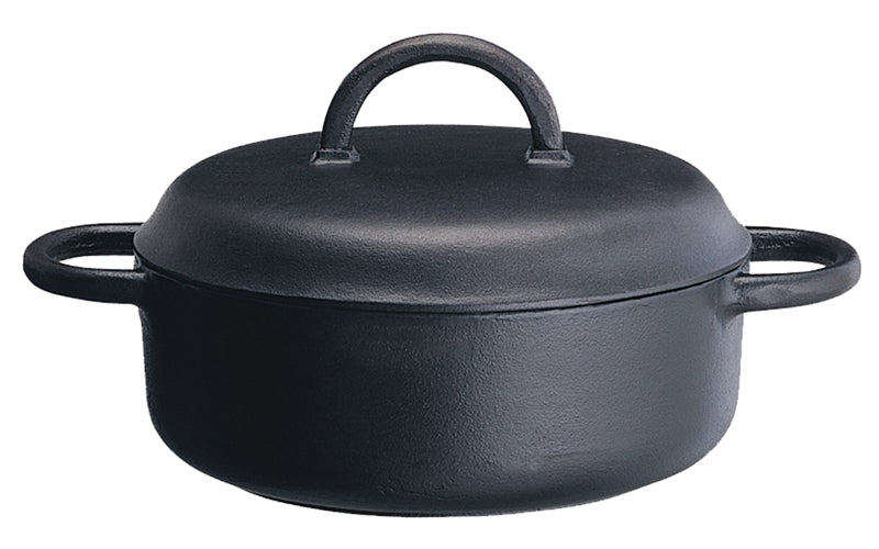 Ronneby Bruk Rund gryta 3 ltr, järnlock