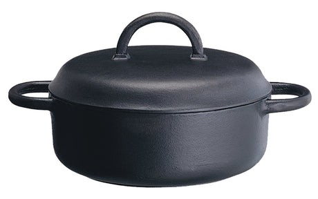 Ronneby Bruk Rund gryta 3 ltr, järnlock