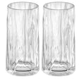 Koziol Club No. 8 Glas Plast 300 ml Crystal Clear 2-pack