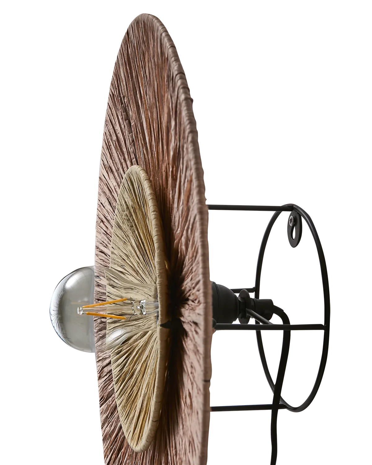 Affari of Sweden LANDO Vägglampa, Brun/natur
