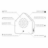 Relaxound Satellitebox Speldosa Vindspel Peach