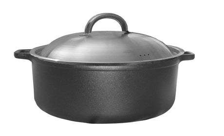 Ronneby Bruk Gryta rund 6 liter, rostfritt lock