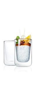 BLOMUS Nero Cappucinoglas 250 ml 2 pack