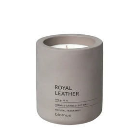 BLOMUS Fraga Doftljus Royal Leather Ø9 cm Satellite