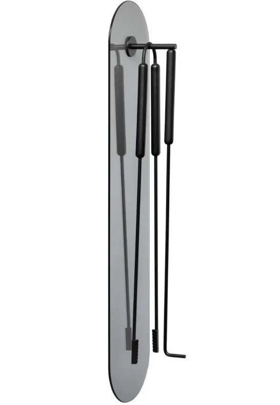 BLOMUS Ashi Kaminverktyg Vägg 86 cm Svart 3 Delar