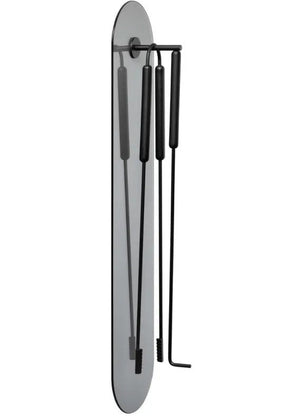 BLOMUS Ashi Kaminverktyg Vägg 86 cm Svart 3 Delar