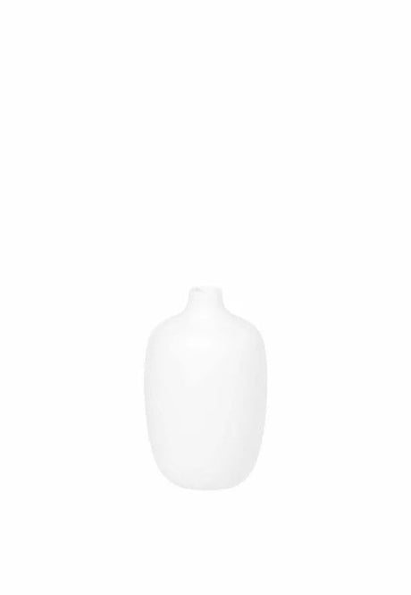 BLOMUS Ceola Vas H13 cm Ø8 cm Vit