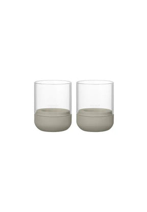 BLOMUS Calma Ljuslykta 9,5 cm Fungi 2-pack