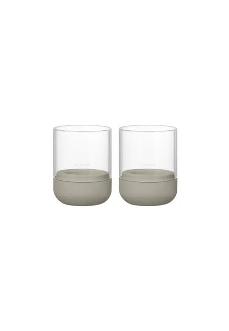 BLOMUS Calma Ljuslykta 9,5 cm Fungi 2-pack
