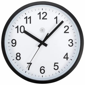 NeXtime nXt Robust Väggklocka Ø25,5 cm Svart/Vit