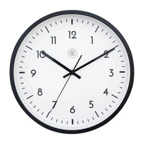 NeXtime Easy Big Väggklocka 30 cm Svart/Vit