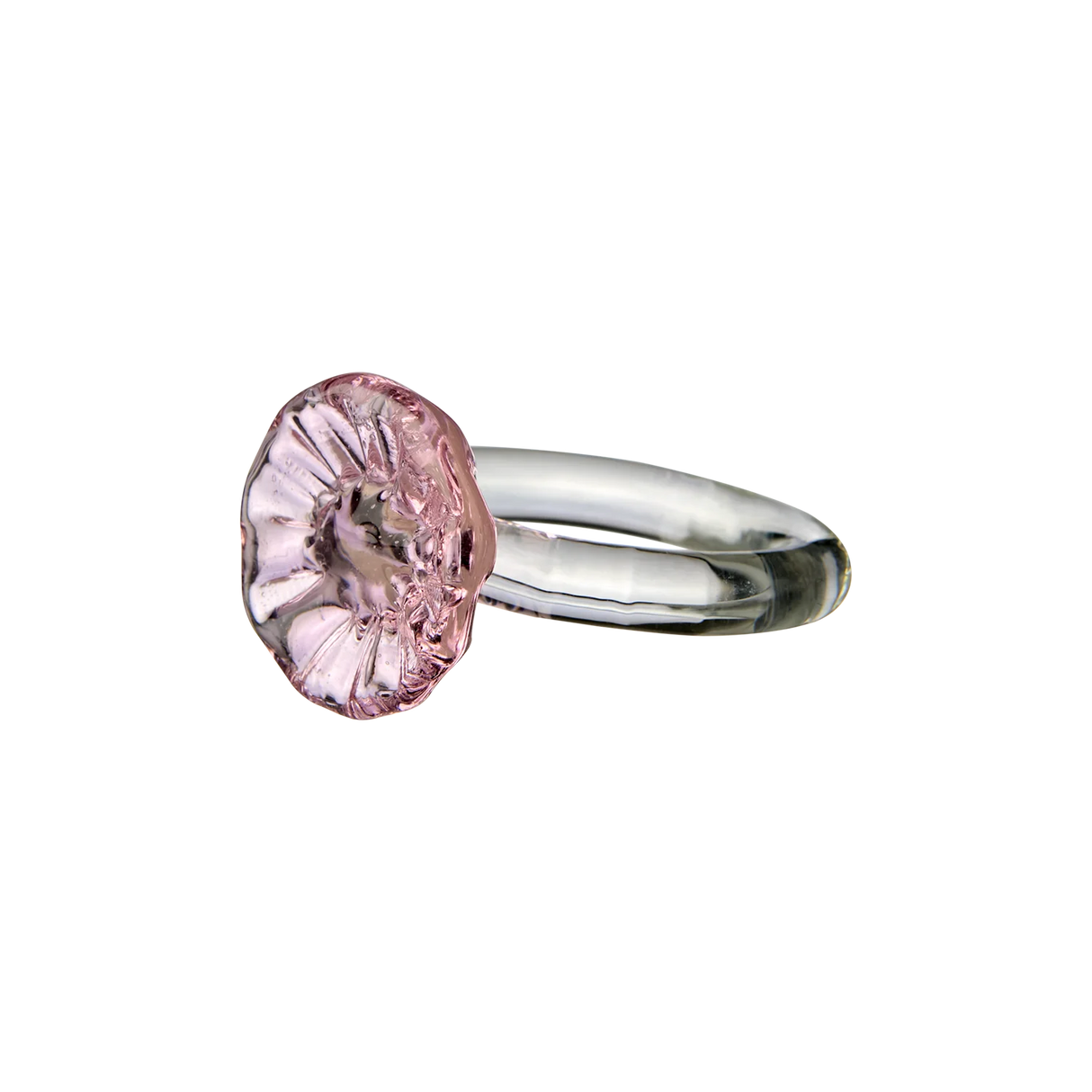 Affari of Sweden CARINA Servettring Ø5 cm Rosa/Klar 8-pack