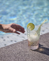 Affari of Sweden COCKTAIL Glas 36 cl Grön/Rosa 4-pack