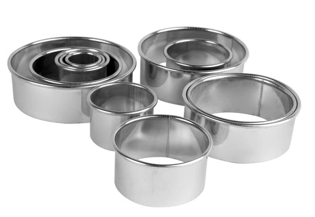 Exxent Stansset Ø 2-9 cm, rund 11 st