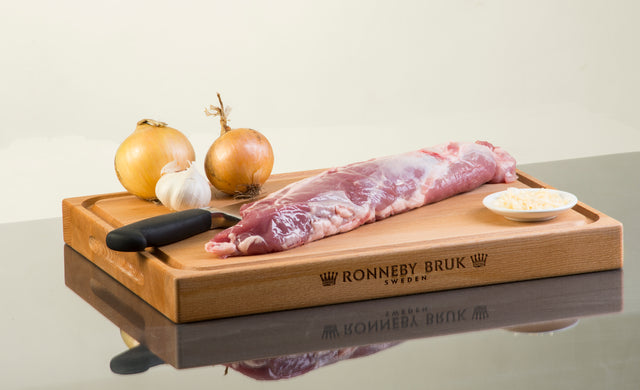 Ronneby Bruk Kockbräda med  köttsaftränna