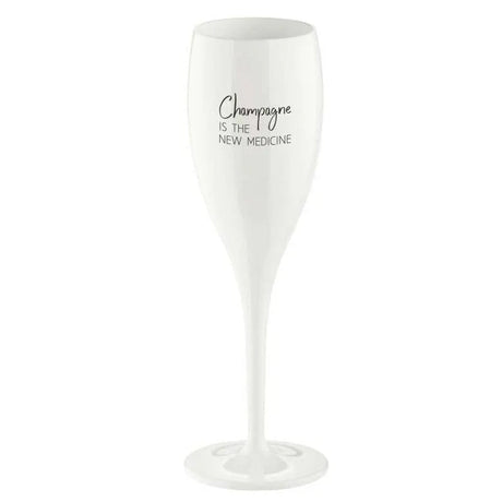 Koziol Cheers No.1 Champagneglas 10 cl Champagne The New Medicine 6-pack