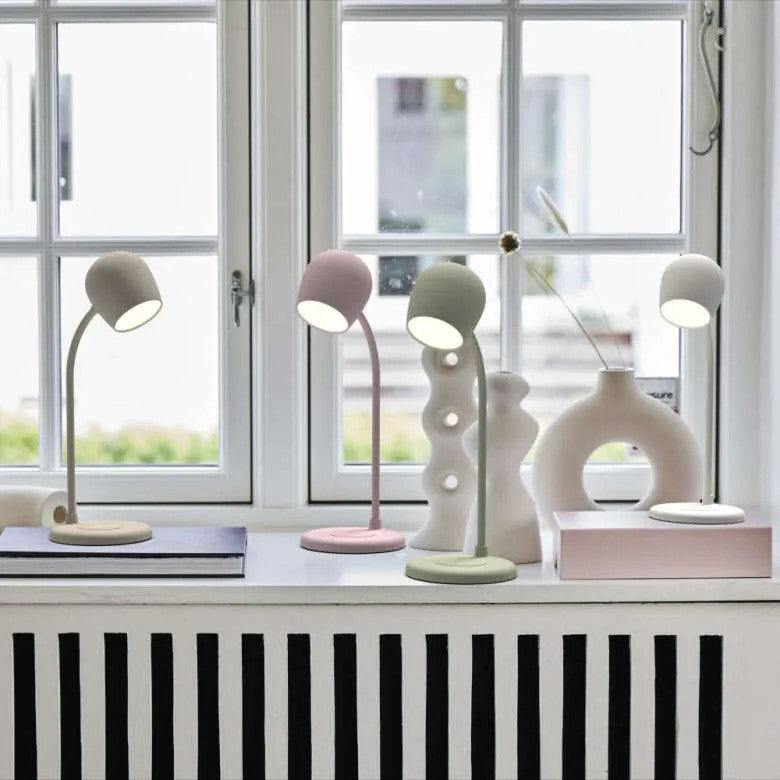 Kreafunk Ellie LED-lampa/Högtalare/Qi Vit