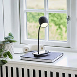Kreafunk Ellie LED-lampa/Högtalare/Qi Svart