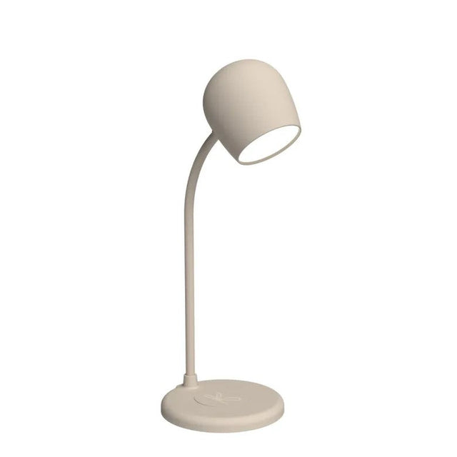 Kreafunk Ellie LED-lampa/Högtalare/Qi Ivory Sand