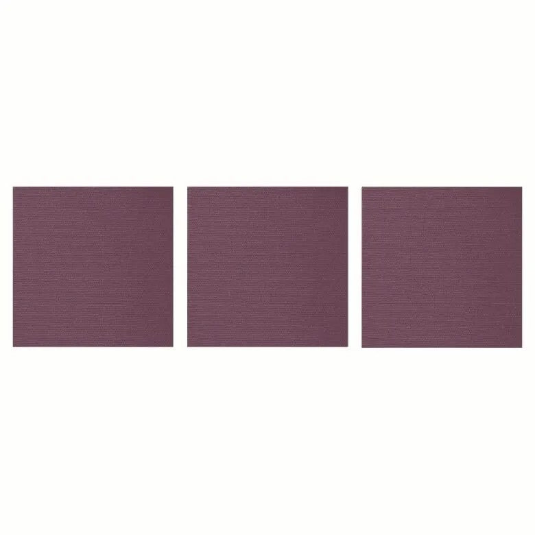 Paperproducts Design Canvas Emb. Servett 33x33 cm Muave 3 st 15-pack