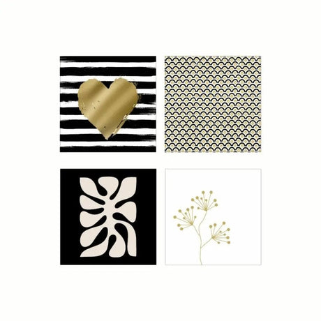 Paperproducts Design PPD Servetter Mixade 4 st 20-pack