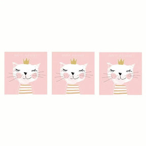Paperproducts Design Happy Birthday Princess Servett 33x33 cm 3 st 20-pack