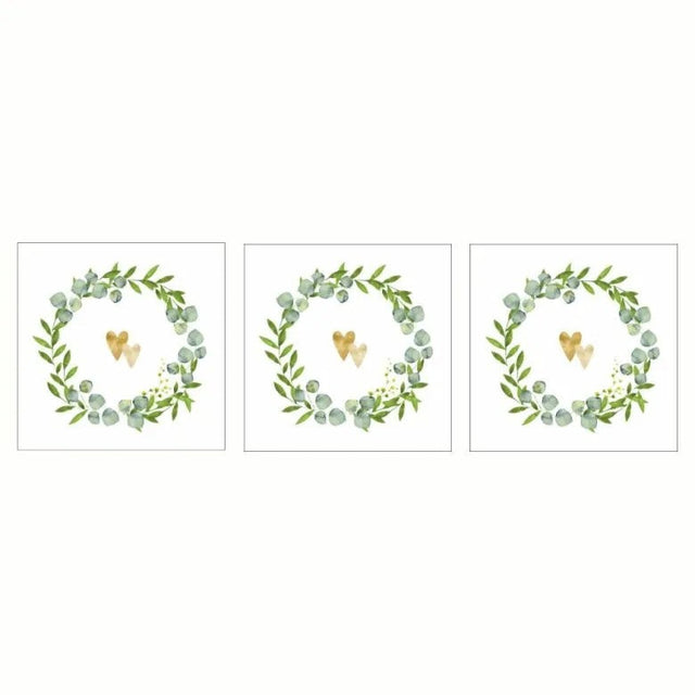 Paperproducts Design Two Hearts Servett 33x33 cm 3 st 20-pack