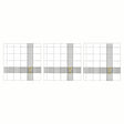 Paperproducts Design Cuisine Servett 33x33 cm Vit/Grå 3 st 20-pack