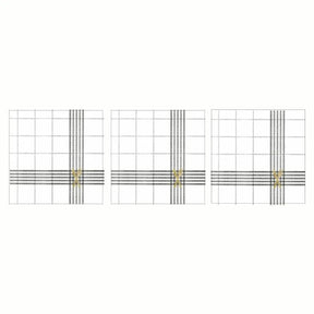 Paperproducts Design Cuisine Servett 33x33 cm Vit/Grå 3 st 20-pack
