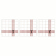 Paperproducts Design Cuisine Servett 33x33 cm Vit/Röd 3 st 20-pack