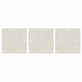 Paperproducts Design Pure Flower Servett 33x33 cm Taupe 3 st 20-pack