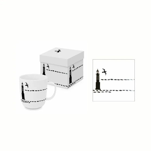 Paperproducts Design Atelier Vague Gåvoset Mugg 40 cl Servett