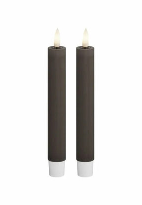 DeluxeHomeart LED Kronljus 2,2x15 cm Mocca 2-pack
