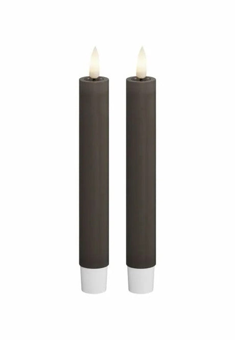 DeluxeHomeart LED Kronljus 2,2x15 cm Mocca 2-pack