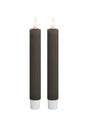 DeluxeHomeart LED Kronljus 2,2x15 cm Mocca 2-pack