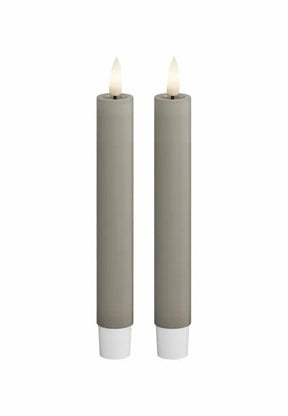 DeluxeHomeart LED Kronljus 2,2x15 cm Sand 2-pack