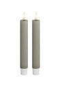 DeluxeHomeart LED Kronljus 2,2x15 cm Sand 2-pack