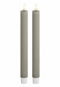 DeluxeHomeart LED Kronljus 2,2x24 cm Sand 2-pack