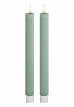 DeluxeHomeart LED Kronljus 2,2x24 cm Sage Green 2-pack