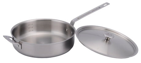 Ronneby Bruk Rostfri traktörpanna,  rostfritt lock